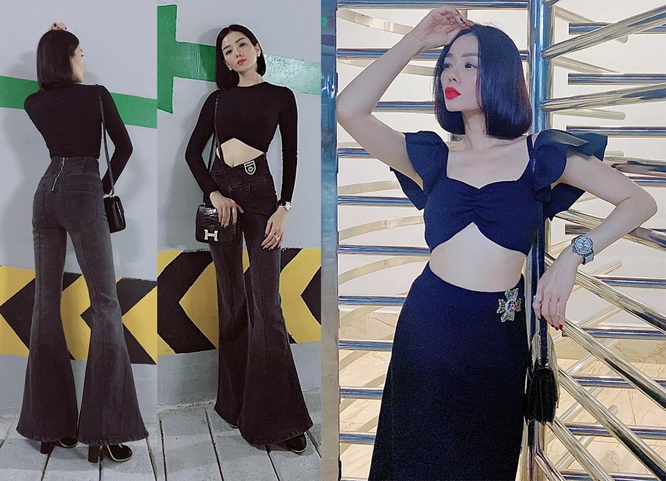 Thanh Hằng quấn khăn làm váy, nơm nớp lo lắng sợ “lộ hàng” - 10 Thanh Hằng quấn khăn làm váy, nơm nớp lo lắng sợ “lộ hàng” - 10