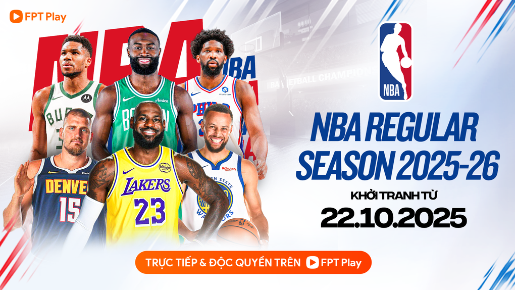 FPT Play holds the copyright of the US professional basketball league: The top competition officially returns - 1 FPT Play nắm bản quyền giải bóng rổ nhà nghề Mỹ: Cuộc đua tranh đỉnh cao chính thức trở lại - 1