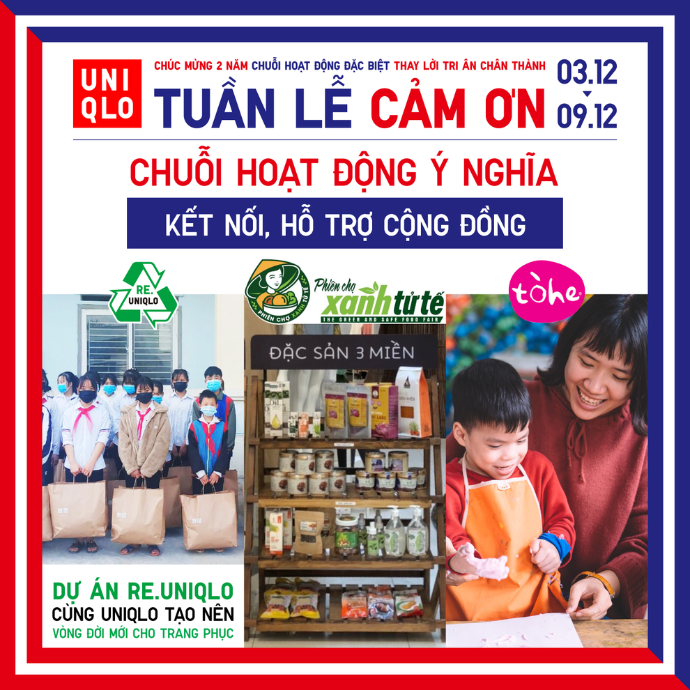 UNIQLO - Hành trình 2 năm thần tốc cùng sự gắn kết với cộng đồng Việt - 3 UNIQLO - Hành trình 2 năm thần tốc cùng sự gắn kết với cộng đồng Việt - 3