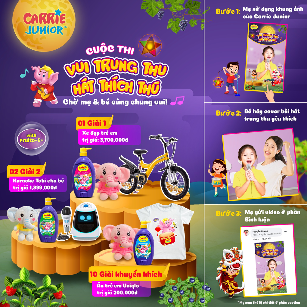 Carrie Junior có nhiều hoạt động vui chơi ý nghĩa dịp tết Trung Thu - 1 Carrie Junior có nhiều hoạt động vui chơi ý nghĩa dịp tết Trung Thu - 1