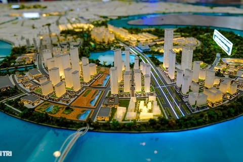 Tấm sa bàn đặc biệt về Thành phố Thủ Đức