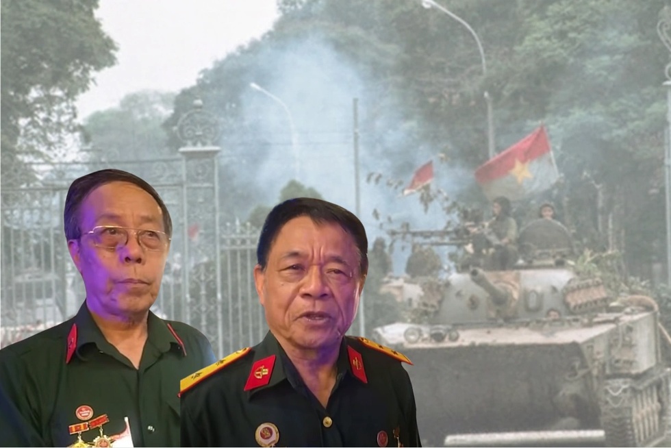Hai cựu chiến binh mong khép lại ồn ào với các sinh viên dịp lễ diễu binh