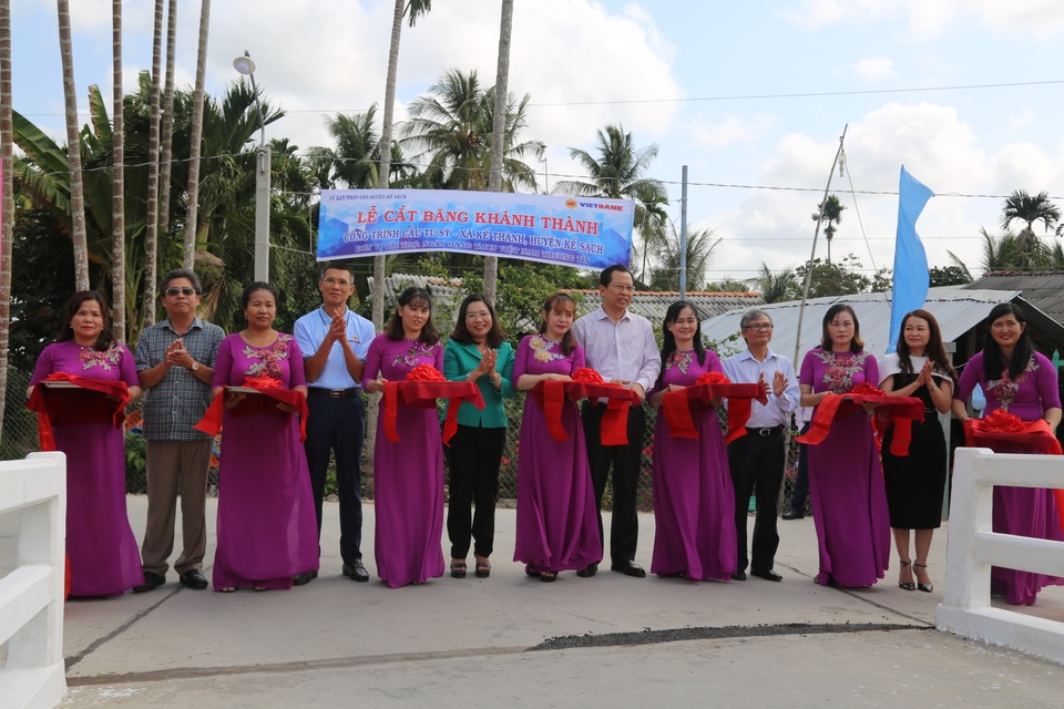 Vietbank khánh thành cầu giao thông nông thôn tại xã Kế Thành, tỉnh Sóc Trăng - 1 Vietbank khánh thành cầu giao thông nông thôn tại xã Kế Thành, tỉnh Sóc Trăng - 1