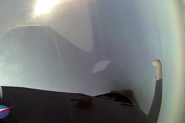 Màn trình diễn của máy bay Rafale tại triển lãm hàng không Paris 2017.