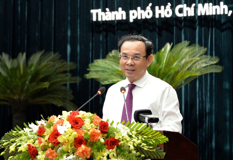 Bí thư Nguyễn Văn Nên nói về 3 điều quan trọng ở Thủ Thiêm - 1 Bí thư Nguyễn Văn Nên nói về 3 điều quan trọng ở Thủ Thiêm - 1