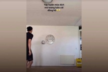 Văn Hậu miệt mài tập luyện trong nhà giữa đại dịch Covid-19