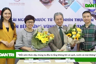 Toàn cảnh giao lưu trực tuyến về tài nguyên nước