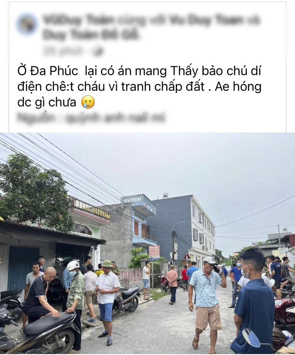 Thực hư thông tin chú dí điện làm chết cháu ở Hải Phòng - 1 Thực hư thông tin chú dí điện làm chết cháu ở Hải Phòng - 1