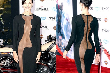 Những người đẹp táo bạo với váy không “nội y”