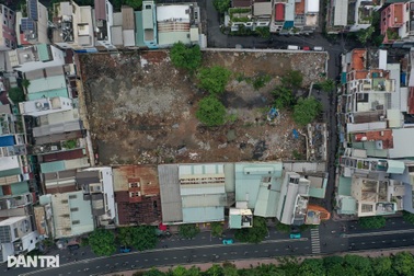 Hiện trạng khu đất hơn 3.800m2 sẽ làm nhà ở xã hội cho công an TPHCM