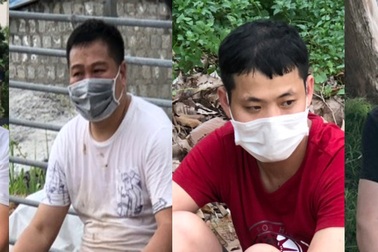 Hơn 1 giờ truy bắt nhóm người Trung Quốc nhập cảnh trái phép