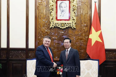 Chủ tịch nước Võ Văn Thưởng tiếp Tổng Thư ký Liên hiệp Công đoàn thế giới