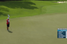 Justin Thomas có cú putt siêu ấn tượng tại vòng 2 Tour Championship