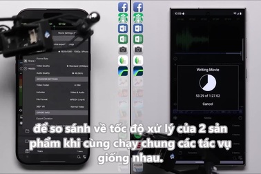 iPhone 16 Pro Max đọ tốc độ xử lý với Galaxy S24 Ultra