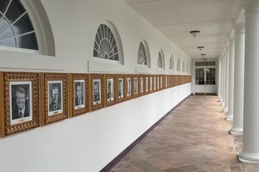 Chân dung của các tổng thống xuất hiện tại "Đại lộ Danh vọng" ở Nhà Trắng