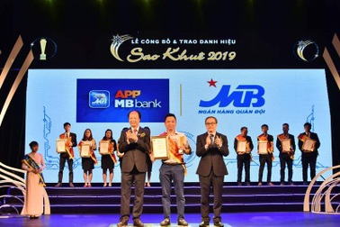 App MBBank là App ngân hàng số duy nhất cho khách hàng tại Việt Nam đạt danh hiệu “Sao Khuê 2019”