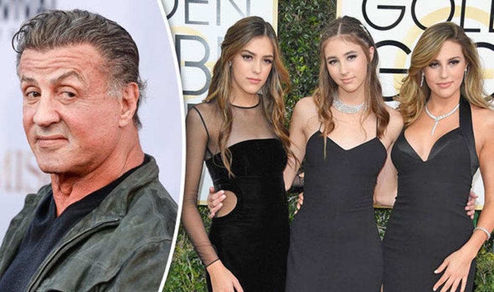 Rambo Sylvester Stallone's three angelic daughters - 3