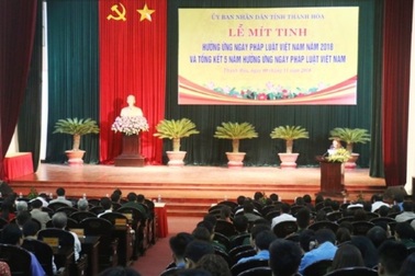 Thanh Hóa phê bình nhiều lãnh đạo “quên” ngày Pháp luật Việt Nam
