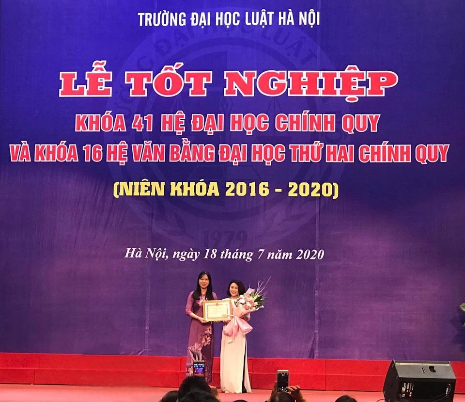Thành tích “khủng” của Á khoa đầu vào, thủ khoa đầu ra ĐH Luật Hà Nội - 4 Thành tích “khủng” của Á khoa đầu vào, thủ khoa đầu ra ĐH Luật Hà Nội - 4