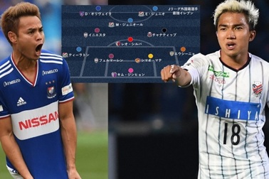 Chanathip, Theerathon được vinh danh cùng Iniesta ở giải Nhật Bản