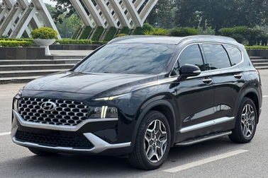 Santa Fe máy dầu đi 4 năm bán lại vẫn trên 1 tỷ đồng, giữ giá hơn Everest