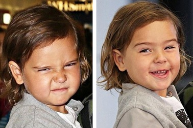 Quý tử nhà Miranda Kerr chọc ghẹo thợ săn ảnh