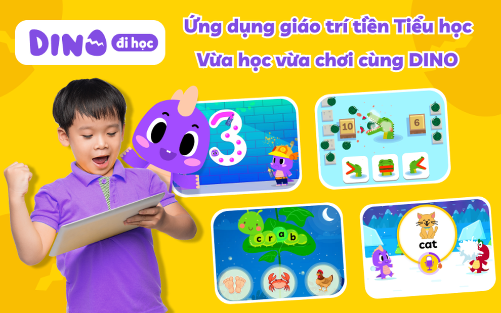Giải pháp giáo dục cho trẻ - Gói gọn trong ứng dụng DINO đi học - 2 Giải pháp giáo dục cho trẻ - Gói gọn trong ứng dụng DINO đi học - 2