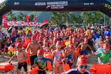 Sôi động ngày thi đấu đầu tiên tại giải Aqua Warriors Vân Đồn 2025