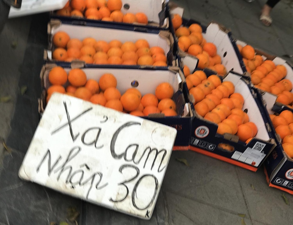 Cam Úc giá siêu rẻ bán dọc vỉa hè, tiểu thương tiết lộ sự thật - 1 Cam Úc giá siêu rẻ bán dọc vỉa hè, tiểu thương tiết lộ sự thật - 1