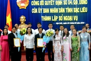 Bạc Liêu thành lập Sở Ngoại vụ