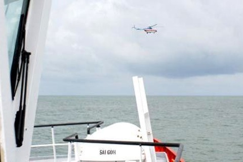 Xác định vị trí tàu cá bị tàu nước ngoài tông làm 16 người rớt biển