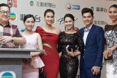 Diệu Huyền nổi bật trên thảm đỏ TVB