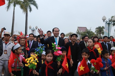 Chủ tịch nước dự lễ khai hội “Sắc Xuân trên mọi miền Tổ quốc”