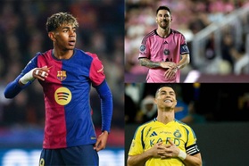 Lamine Yamal lập kỷ lục kinh ngạc, C.Ronaldo và Messi đều "hít khói"