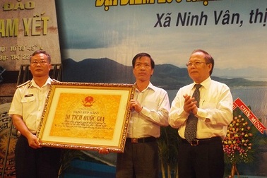 Công bố “Bia chủ quyền quần đảo Trường Sa” là Di tích lịch sử cấp Quốc gia