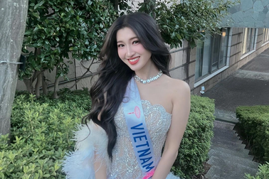 Phương Nhi dẫn đầu bình chọn tại cuộc thi Hoa hậu Quốc tế 2023