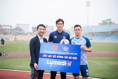 Lumedi-V đồng hành cùng CLB Bóng đá Hà Nội vượt qua khó khăn do dịch bệnh
