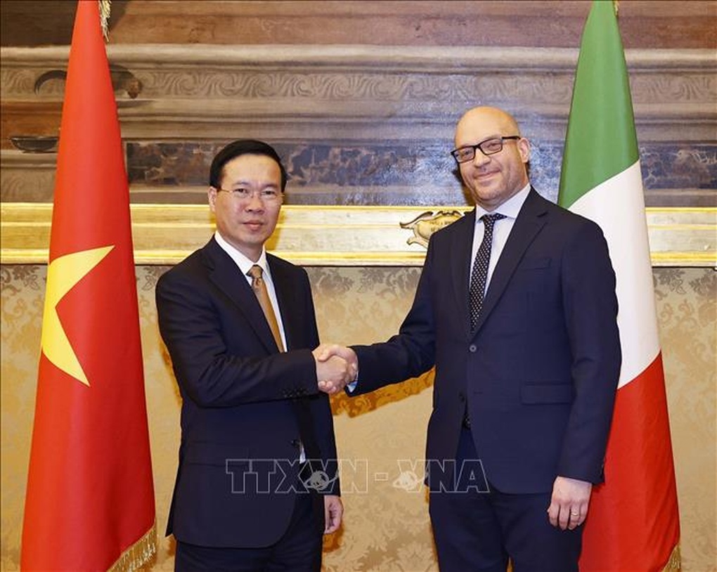 Chủ tịch nước Võ Văn Thưởng gặp Chủ tịch Hạ viện Italy  Lorenzo Fontana - 1 Chủ tịch nước Võ Văn Thưởng gặp Chủ tịch Hạ viện Italy  Lorenzo Fontana - 1