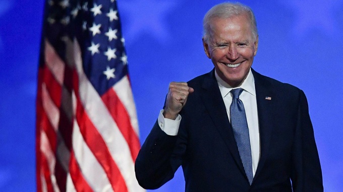Ông Joe Biden tuyên bố chiến thắng trong cuộc chạy đua vào Nhà Trắng - Ảnh 1.