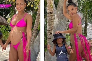 Ca sĩ Christina Milian mang thai lần ba ở tuổi 39