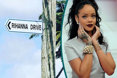 Trên thế giới có con đường tên gọi… Rihanna