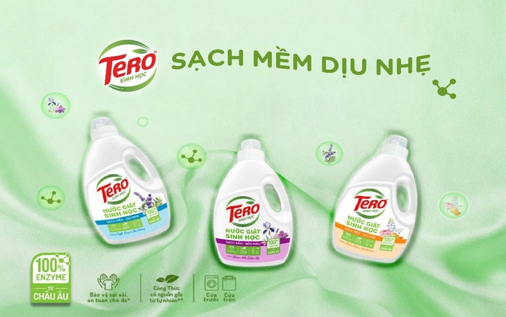 TERO Sinh Học - thương hiệu tẩy rửa thiên nhiên với công nghệ đa enzyme - 2 TERO Sinh Học - thương hiệu tẩy rửa thiên nhiên với công nghệ đa enzyme - 2