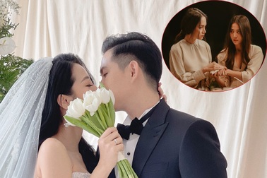 "Tiểu tam" trong loạt MV của Hương Giang khoe ảnh cưới với chồng doanh nhân