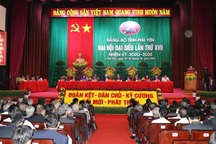 Khai mạc Đại hội đại biểu Đảng bộ tỉnh Phú Yên lần thứ 17