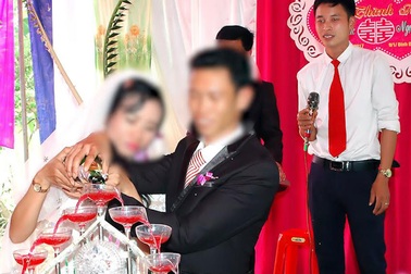 "Sự cố" khiến cô dâu chú rể tái mặt ngày trọng đại