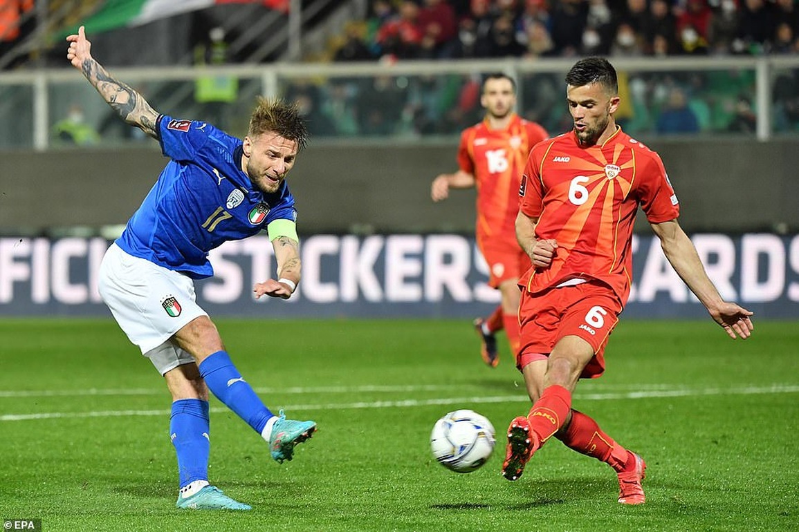 Thua sốc Bắc Macedonia, Italia chính thức tan vỡ giấc mơ dự World Cup 2022 - 2 Thua sốc Bắc Macedonia, Italia chính thức tan vỡ giấc mơ dự World Cup 2022 - 2