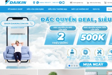 Daikin cung cấp giải pháp mua sắm online theo xu hướng tiêu dùng mới