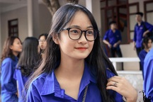 10X xứ Nghệ xinh xắn, nổi tiếng từ một bức ảnh mặc áo Đoàn