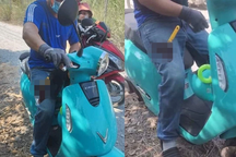 Tài xế xe ôm công nghệ tự đâm vào đùi, hoang báo bị cướp ở TPHCM