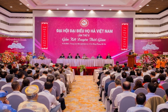 Đại hội Đại biểu họ Hà Việt Nam lần thứ V với chủ đề “Gắn kết xuyên thời gian”
